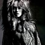 Second pic of Karmen Pedaru posing for magazines pics including topless