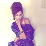 Third pic of Karmen Pedaru posing for magazines pics including topless