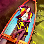 First pic of Karmen Pedaru sexy posing photoshoots