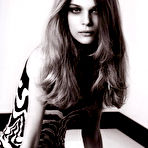 Second pic of Kim Noorda sexy an braless b-&-w photos