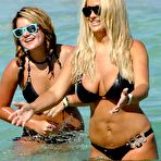 Fourth pic of Busty Kim Zolciak deep cleavage paparazzi shots