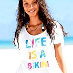 Fourth pic of Lais Ribeiro sexy, in bikinies and lingeroes scans