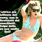 First pic of Laura Chiatti caught topless on the beach paparazzi shots
