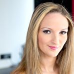 Second pic of Having showed her panty cameltoe cute Melanie Taylor continues with masturbation