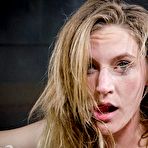Fourth pic of SexPreviews - Mona Wales bound in black stockings and deepthroated by two male dominants