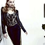 Fourth pic of Lily Cole sexy posing scans from mags
