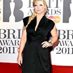 Third pic of Liz McClarnon posing for paparazzi at Brit Awards