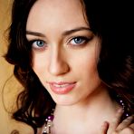 First pic of Brunette chick Zsanett Tormay shows big clitoris between perfectly shaved nub lips