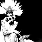 First pic of Marlen Dietrich vlack-and-white vintage scans