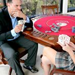 Second pic of Jayden Taylors enjoys some hardcore action after poker night and gets a cumshot