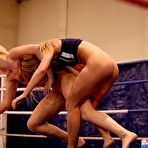 Third pic of Nasty catfight of Nikky Thorne and Brandy Smile ends up with the intense lesbian licking