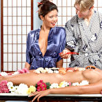First pic of Charmane Star and Miko Lee: Busty brunette gals Charmane Star... - BabesAndStars.com