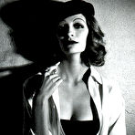 Third pic of Mischa Barton posing in retro style photoshoots