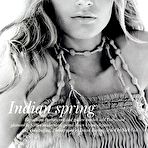 Third pic of Mona Johannesson sexy and topless black-&-white scans