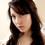 Fourth pic of Rachel from abbywinters.com - Freckled brunette with tiny puffy nipples at Brdteengal
