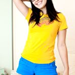 First pic of Kylie from abbywinters.com - Geeky black-haired teen with glasses stripping at Brdteengal