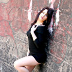 Second pic of Ann Angel: Wonderful brunette girl shows off outdoors - BabesAndStars.com