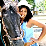First pic of Picture 1589 &laquo; Kristina Milan with a horse | True Teen Pussy