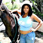 First pic of Picture 1590 &laquo; Kristina Milan with a horse | True Teen Pussy