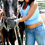 First pic of Picture 1588 &laquo; Kristina Milan with a horse | True Teen Pussy