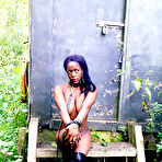 First pic of Afro amateurs public nudity