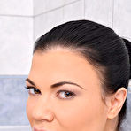 First pic of Luscious gadget Jasmine Jae is masturbating her pierced beaver in the bathroom