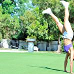 Second pic of Teen Latino chick Valentina FTV is working out and her titties and ass are in perfect shape