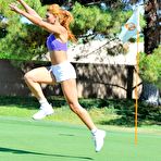 Second pic of Valentina FTV flashes her teen titties and butt outside and her pussy when she comes in