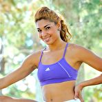 First pic of Naughty Latina Valentina FTV gets all heated as she works out and she has to get naked