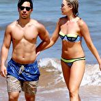 Second pic of Katrina Bowden in bikini at a beach in Maui