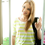 Second pic of Alyssa Branch gets her pussy drilled by thick cock before she takes cumshot on her face