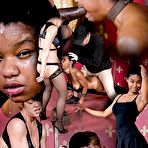 First pic of SexPreviews - Kahlista Stonem busty ebony is bound on her tummy and double couple fucked