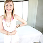 First pic of 
      Ariel Skye worships a fat cock on the massage table
    