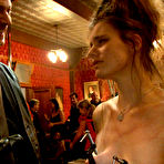 First pic of Asphyxia Noir and a bunch of babes get bound and humiliated in a kinky bondage and bdsm party.