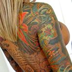 Third pic of Kinky blonde Britney Shannon is fucking heavily and getting absolutely happy from facial