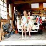 First pic of Retro sluts Cherry Kiss & Madlin Moon are aching for anal group sex with a greaser heartthrob.