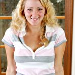 First pic of Abby Winters presents: Candace, cute busty blonde in bra and panties...
