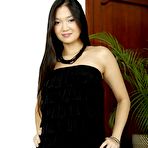 First pic of Asian bimbo in sheer black stockings Little Rita is showing her sex passion on the hard cock