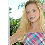 First pic of Yummy teen blonde Destiny Garnet rides on cock and gets splashed on her face