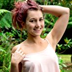 First pic of Ella from abbywinters.com - Busty red-haired amateur in wet panties at Brdteengal