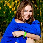 Fourth pic of Vicious teenager Izabel A is stripping and exposing her shaved charms outdoor