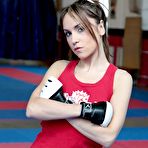 First pic of White Angel and Leyla Black are lesbians babes who don't play around in the boxing ring.