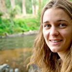 First pic of Maika from abbywinters.com - Hairy teen pissing in a river at Brdteengal