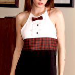 First pic of Skinny Charlie Laine loses her hot lingerie so that she can spread her shaved cunt with a speculum.