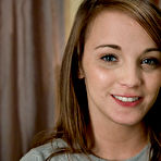 First pic of Charlie Laine looks cute and pure but she enjoys being tied to the bed and fucked all night long