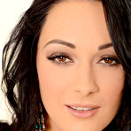 First pic of Perfectly shaped brunette Evelyn Baum bares her luxurious lingerie and dildos herself