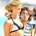 Fourth pic of Erin Heatherton posing in bikini on the beach