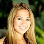 First pic of Small titted asian teaser Gianna Lynn hesitates to take off her thong panties