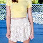 First pic of Teen with puffy nipples spreads her holes wide featuring Alice March from ATK Galleria at Brdteengal