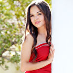 First pic of Li Moon Strips and Spreads in a Red Towel Pictures Gallery